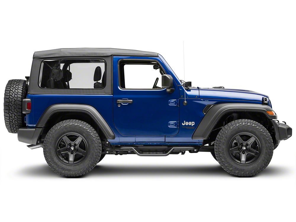 RedRock HD Drop Side Step Bars (18-25 Jeep Wrangler JL 2-Door)