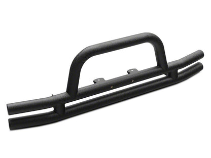 RedRock Tubular Front Bumper; Textured Black (07-18 Jeep Wrangler JK)