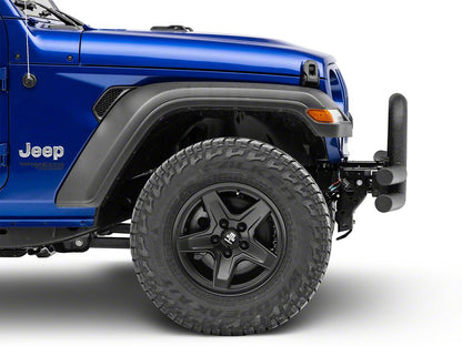 RedRock Tubular Front Bumper; Textured Black (18-25 Jeep Wrangler JL)