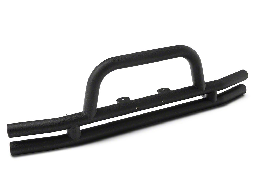 RedRock Tubular Front Bumper; Textured Black (18-25 Jeep Wrangler JL)
