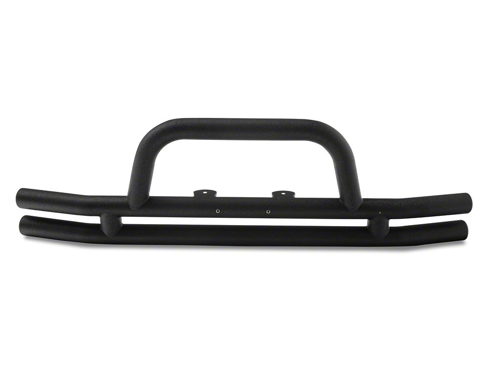 RedRock Tubular Front Bumper; Textured Black (18-25 Jeep Wrangler JL)