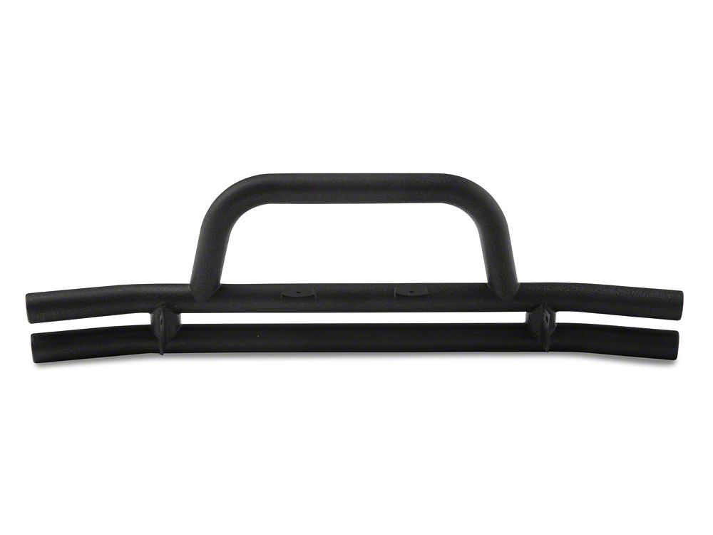 RedRock Tubular Front Bumper; Textured Black (18-25 Jeep Wrangler JL)