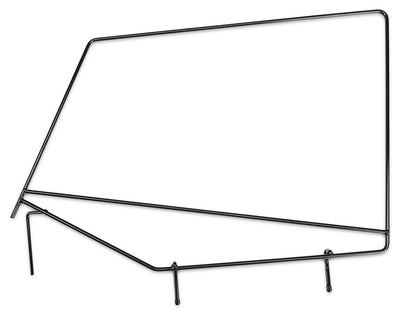 RedRock Replacement Soft Top with Tinted Windows and Upper Door Skins; Black Diamond (87-95 Jeep Wrangler YJ)
