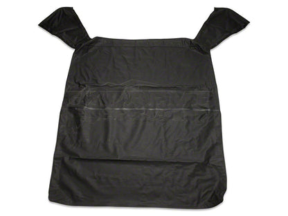 RedRock Replacement Soft Top with Tinted Windows and Upper Door Skins; Black Diamond (87-95 Jeep Wrangler YJ)