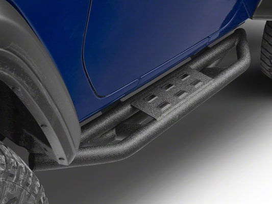 RedRock Side Armor; Textured Black (18-25 Jeep Wrangler JL 2-Door)