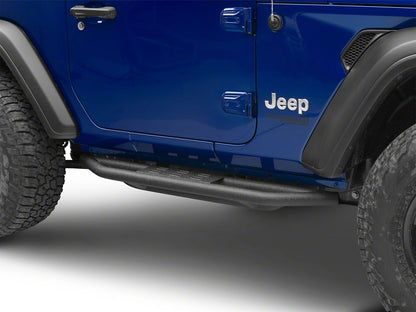 RedRock Side Armor; Textured Black (18-25 Jeep Wrangler JL 2-Door)