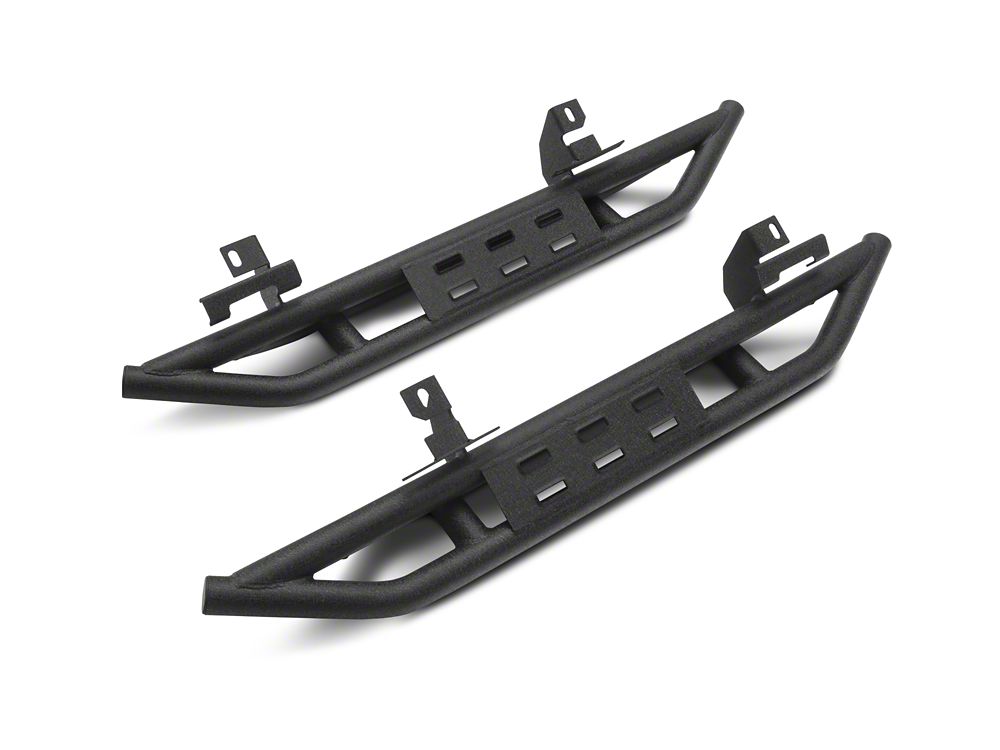 RedRock Side Armor; Textured Black (18-25 Jeep Wrangler JL 2-Door)