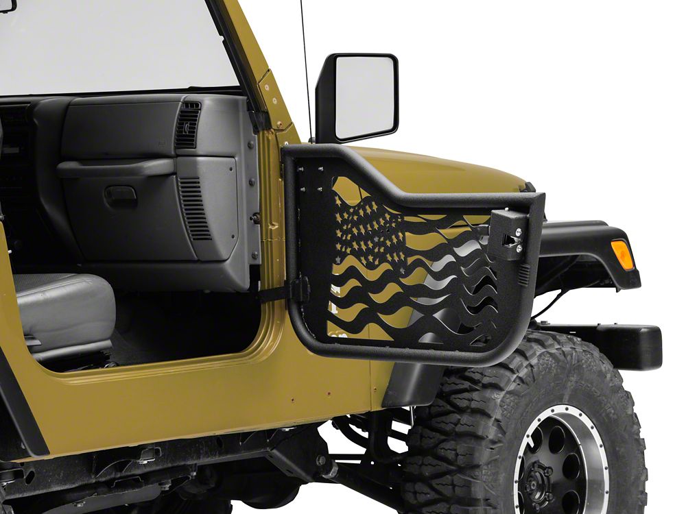 RedRock Old Glory Doors with Mirrors (97-06 Jeep Wrangler TJ)