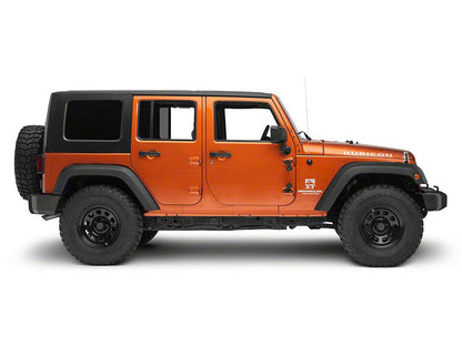 RedRock Hi-Lift Jack Door Hinge Mounting Brackets (07-18 Jeep Wrangler JK)