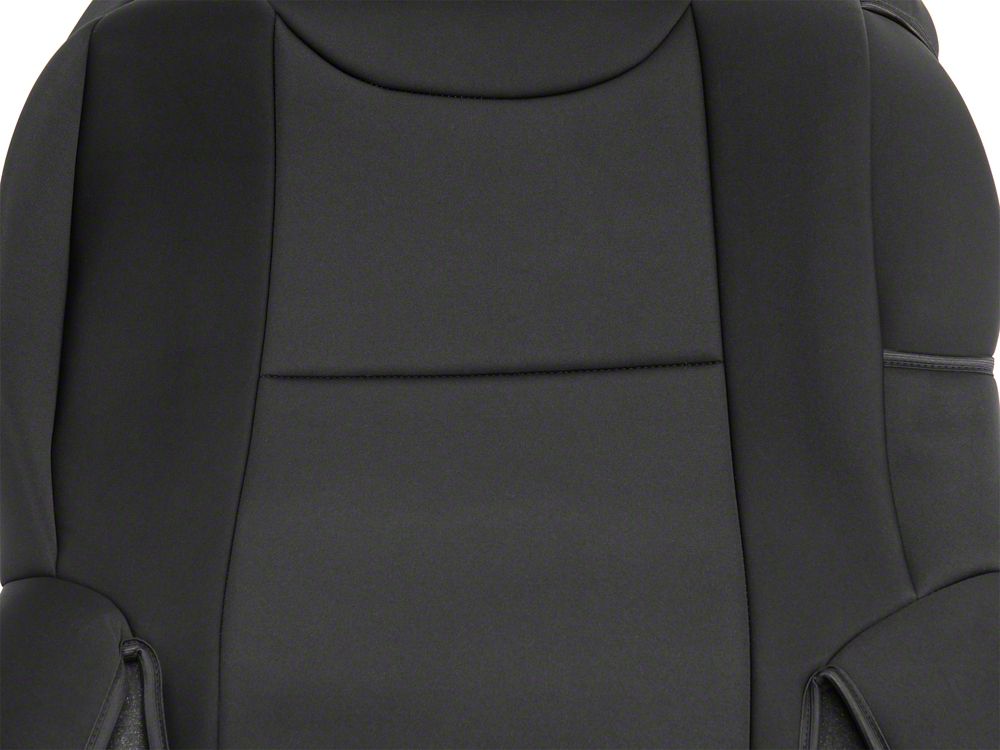RedRock Custom Fit Front and Rear Seat Covers; Black (13-18 Jeep Wrangler JK 4-Door)