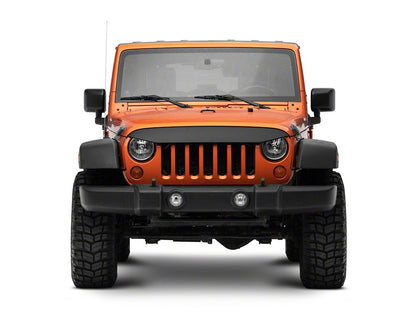 RedRock Angry Eye Light Brow; Matte Black (07-18 Jeep Wrangler JK)