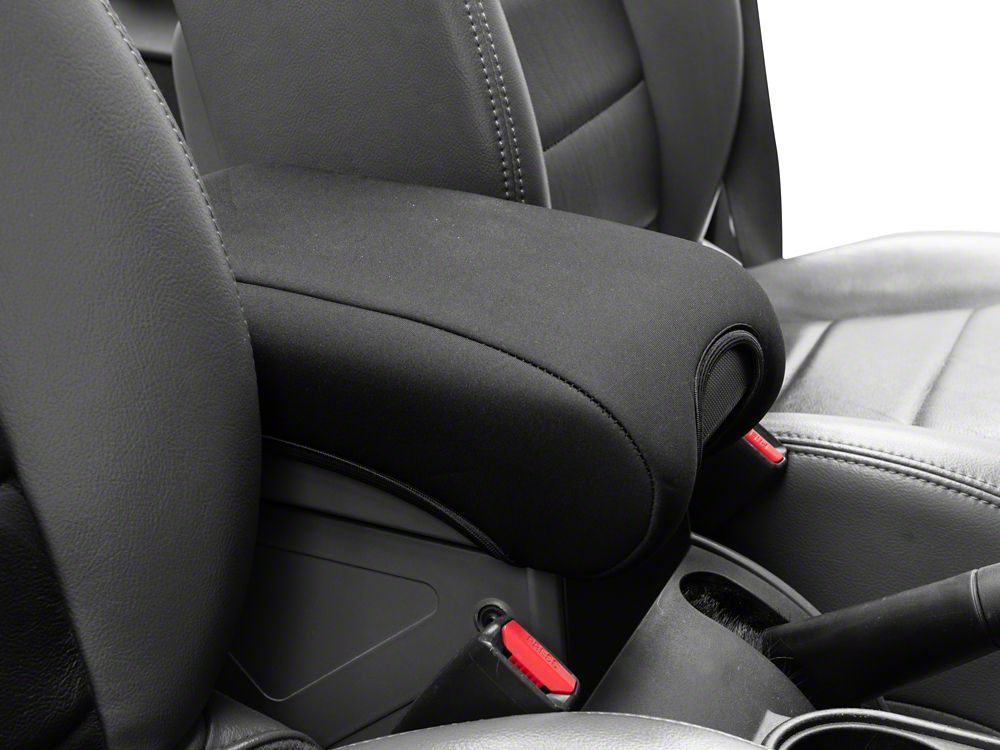 RedRock Neoprene Center Console Cover; Black (11-18 Jeep Wrangler JK)