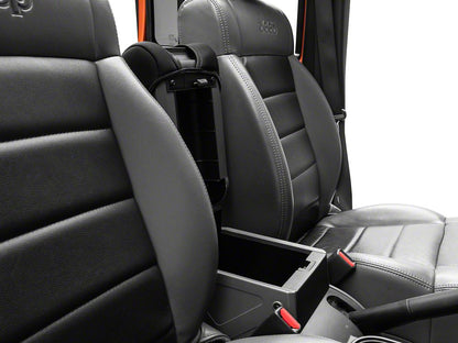 RedRock Neoprene Center Console Cover; Black (11-18 Jeep Wrangler JK)