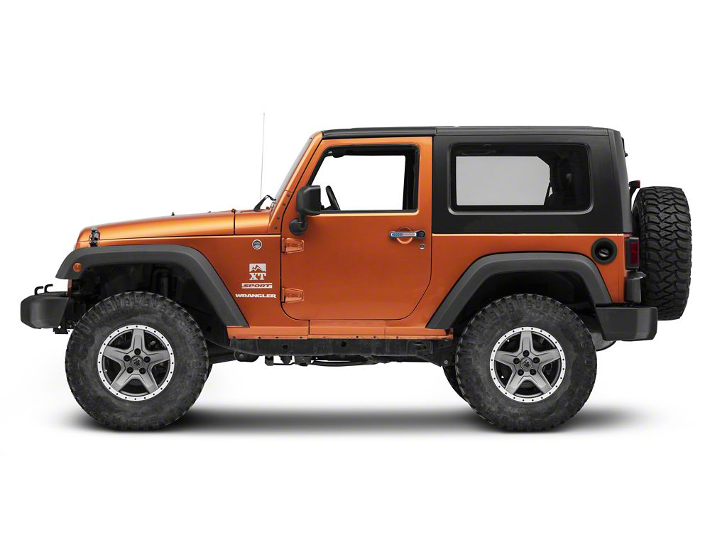 RedRock Old Glory Door Handle Inserts; Red, White and Blue (07-18 Jeep Wrangler JK 2-Door)