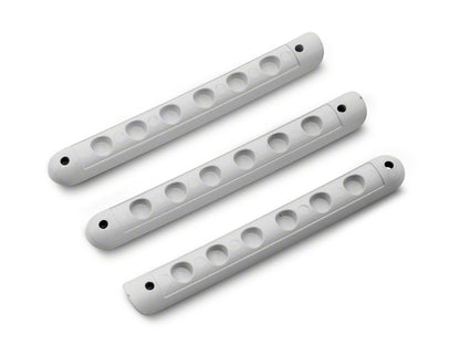 RedRock Old Glory Door Handle Inserts; Red, White and Blue (07-18 Jeep Wrangler JK 2-Door)