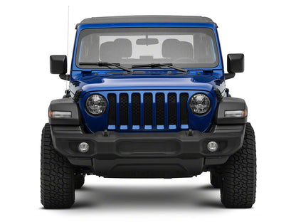 RedRock Headlight Trim; Black (18-25 Jeep Wrangler JL Sport)