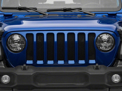 RedRock Headlight Trim; Black (18-25 Jeep Wrangler JL Sport)