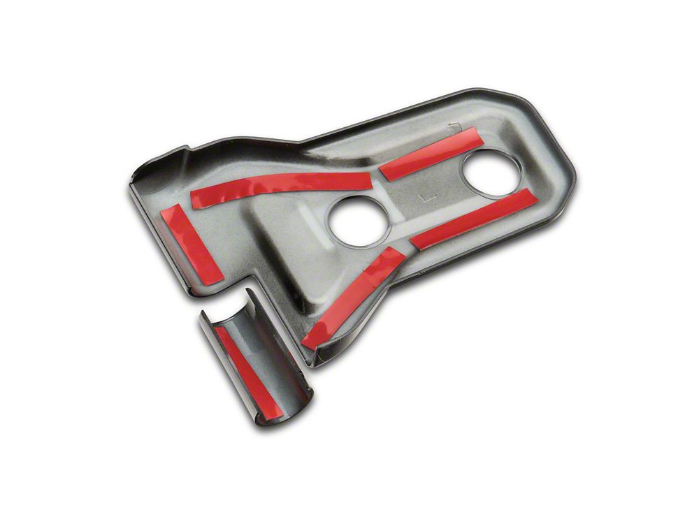 RedRock Exterior Door Hinge Covers; Black (18-25 Jeep Wrangler JL)