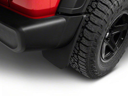 RedRock Custom Molded Mud Guards; Front and Rear (18-25 Jeep Wrangler JL, Excluding Rubicon)