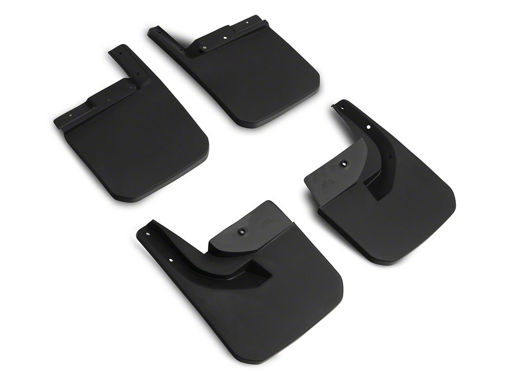 RedRock Custom Molded Mud Guards; Front and Rear (18-25 Jeep Wrangler JL, Excluding Rubicon)