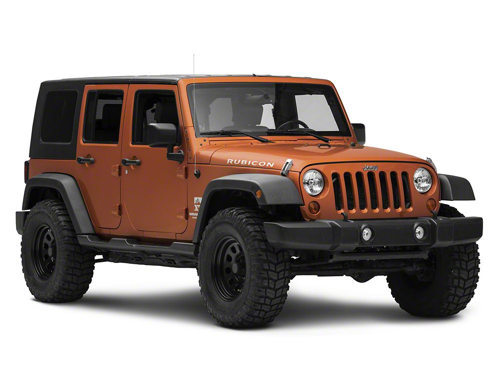 RedRock Molded ABS OE Style Side Step Bars (07-18 Jeep Wrangler JK 4-Door)