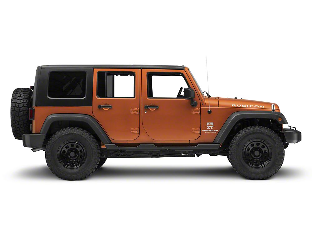 RedRock Molded ABS OE Style Side Step Bars (07-18 Jeep Wrangler JK 4-Door)