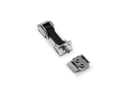 RedRock Hood Catch Kit; Chrome (07-18 Jeep Wrangler JK)