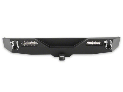 RedRock Solid Steel Rear Bumper with LED Lighting (18-25 Jeep Wrangler JL)