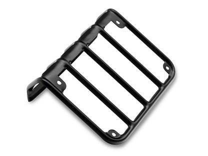 RedRock Tail Light Guards; Black (07-18 Jeep Wrangler JK)