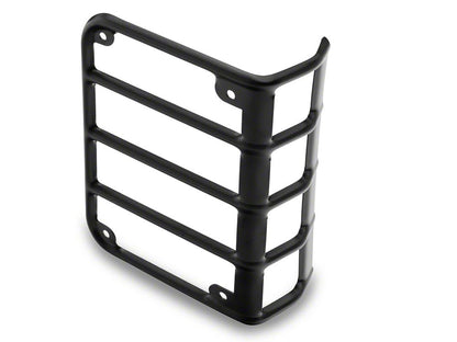 RedRock Tail Light Guards; Black (07-18 Jeep Wrangler JK)