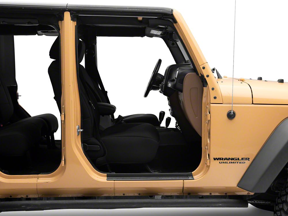 RedRock Door Sill Guards; Front Pair (07-18 Jeep Wrangler JK)