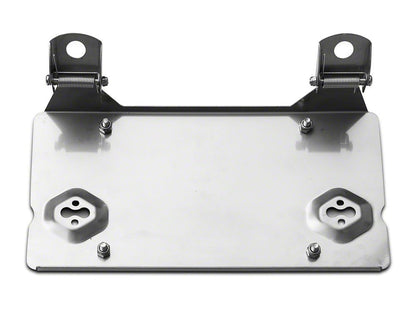 RedRock Roller Fairlead License Plate Mounting Bracket (07-18 Jeep Wrangler JK)