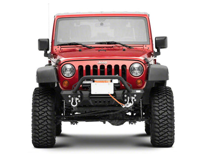 RedRock Roller Fairlead License Plate Mounting Bracket (07-18 Jeep Wrangler JK)