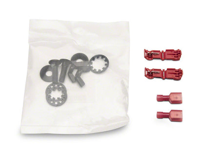 RedRock Spare Tire License Plate Mount Kit with Light (87-25 Wrangler TJ, TJ, JK & JL)