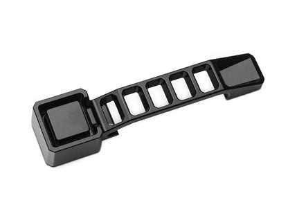RedRock Aluminum Door and Tailgate Handle Set; Black (07-18 Jeep Wrangler JK 4-Door)