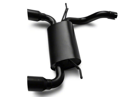 RedRock Axle-Back Exhaust with Black Tips (18-25 2.0L or 3.6L Jeep Wrangler JL)