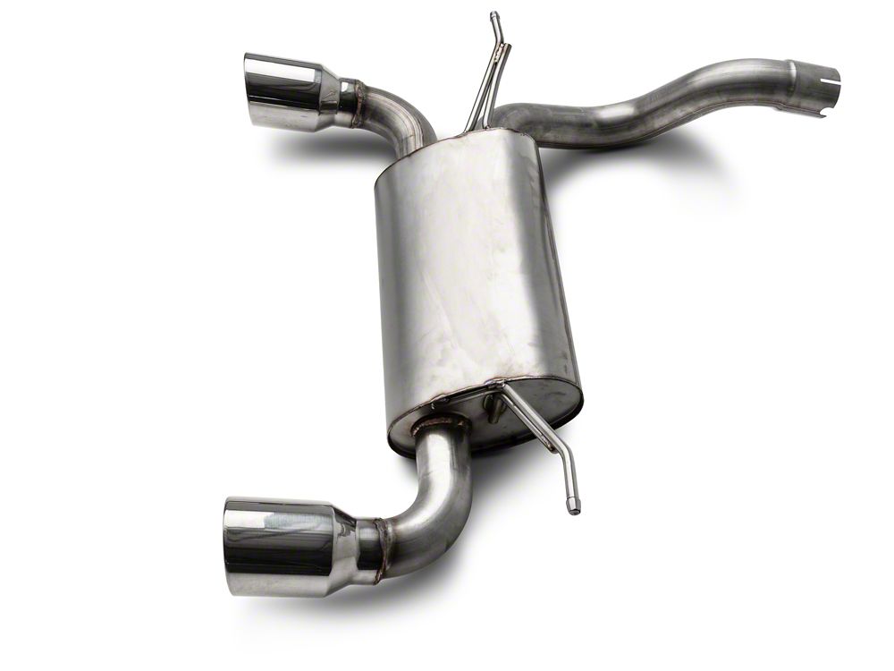 RedRock Axle-Back Exhaust with Polished Tips (18-25 2.0L or 3.6L Jeep Wrangler JL)