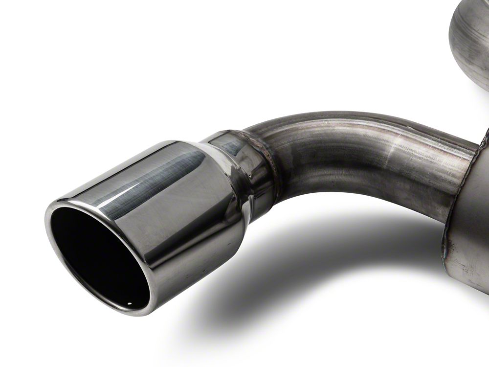 RedRock Axle-Back Exhaust with Polished Tips (18-25 2.0L or 3.6L Jeep Wrangler JL)