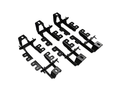 RedRock Molded ABS OE Style Side Step Bars (18-25 Jeep Wrangler JL 4-Door)