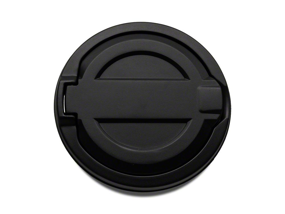 RedRock Fuel Filler Door Cover; Matte Black (18-25 Jeep Wrangler JL)