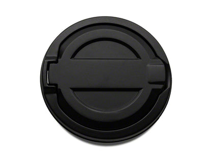RedRock Fuel Filler Door Cover; Matte Black (18-25 Jeep Wrangler JL)