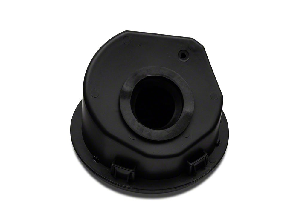 RedRock Fuel Filler Door Cover; Matte Black (18-25 Jeep Wrangler JL)