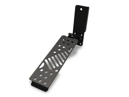 RedRock Dead Pedal Assembly; Matte Black (18-25 Jeep Wrangler JL w/ Automatic Transmission, Excluding 4xe)