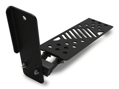 RedRock Dead Pedal Assembly; Matte Black (18-25 Jeep Wrangler JL w/ Automatic Transmission, Excluding 4xe)