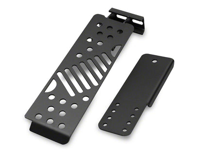 RedRock Dead Pedal Assembly; Matte Black (18-25 Jeep Wrangler JL w/ Automatic Transmission, Excluding 4xe)