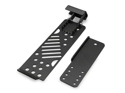 RedRock Dead Pedal Assembly; Matte Black (18-25 Jeep Wrangler JL w/ Automatic Transmission, Excluding 4xe)