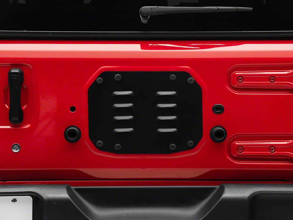 RedRock Spare Tire Delete; Vented (18-25 Jeep Wrangler JL, Excluding 4xe)