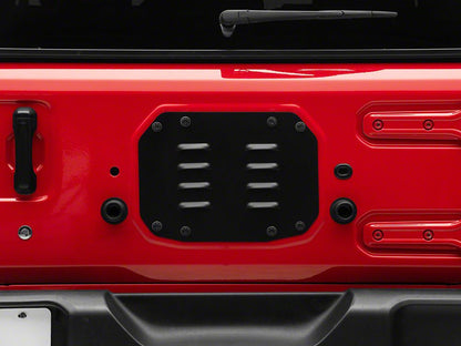 RedRock Spare Tire Delete; Vented (18-25 Jeep Wrangler JL, Excluding 4xe)