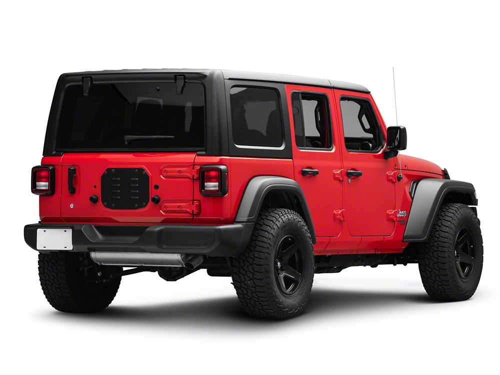 RedRock Spare Tire Delete; Vented (18-25 Jeep Wrangler JL, Excluding 4xe)