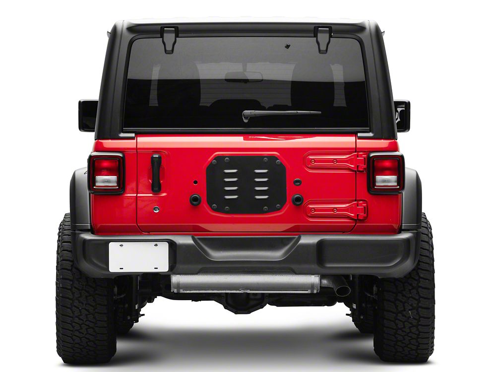 RedRock Spare Tire Delete; Vented (18-25 Jeep Wrangler JL, Excluding 4xe)